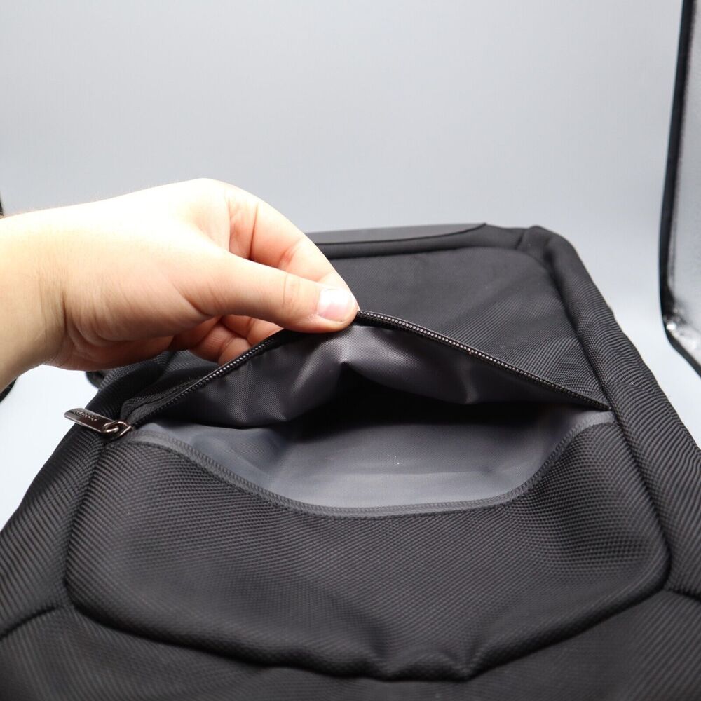 Cocoon Slim Backpack with Built-in Grid-IT! Accessory Organizer Black 15" - Picture 9 of 11